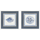Paragon Seaside Blues I S/2 Blue 17 X 17 X 2 Wall Art