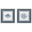Paragon Seaside Blues I S/2 Blue 17 X 17 X 2 Wall Art