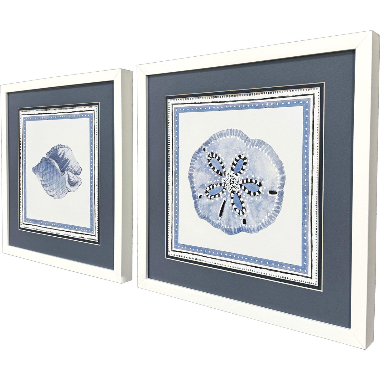 Paragon Seaside Blues I S/2 Blue 17 X 17 X 2 Wall Art