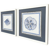 Paragon Seaside Blues I S/2 Blue 17 X 17 X 2 Wall Art