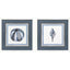 Paragon Seaside Blues III S/2 Blue 17 X 17 X 2 Wall Art