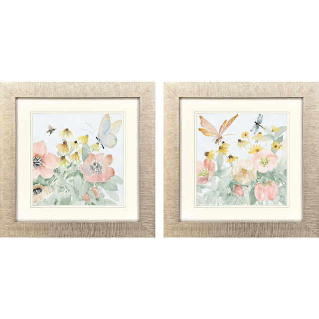 Paragon Garden Joy S/2 Pink 20 X 20 X 1 Wall Art