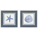 Paragon Seaside Blues II S/2 Blue 17 X 17 X 2 Wall Art