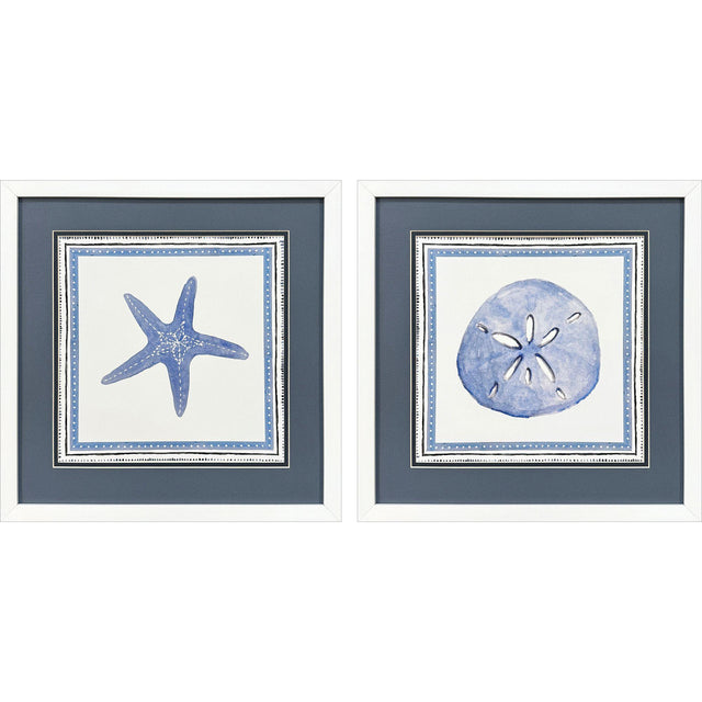 Paragon Seaside Blues II S/2 Blue 17 X 17 X 2 Wall Art