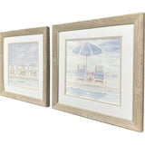 Paragon Peaceful Poolside S/2 Blue 19 X 19 X 1 Wall Art