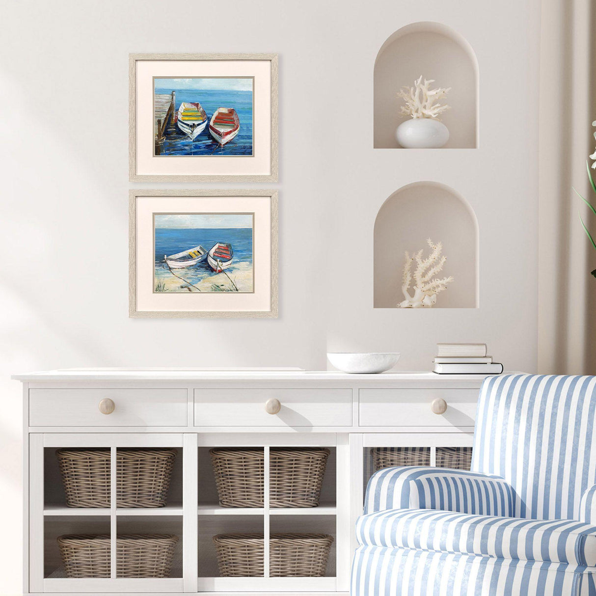 Paragon Day of Fishing S/2 Blue 17 X 20 X 1 Wall Art