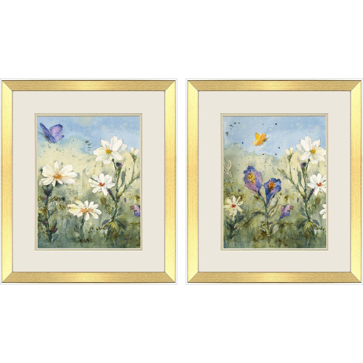 Paragon Summer Wildflowers II S/2 Green 21 X 18 X 2 Wall Art