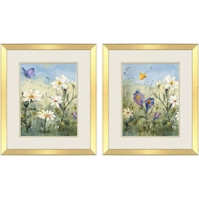 Paragon Summer Wildflowers II S/2 Green 21 X 18 X 2 Wall Art