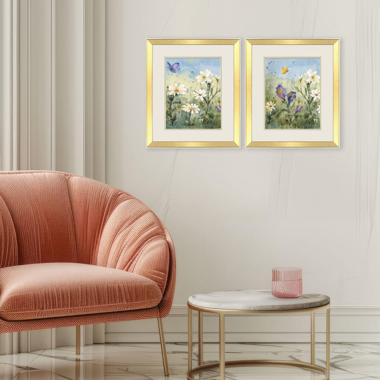 Paragon Summer Wildflowers II S/2 Green 21 X 18 X 2 Wall Art
