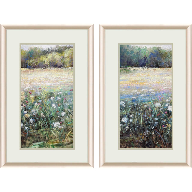 Paragon Morning Field S/2 Green 32 X 20 X 2 Wall Art