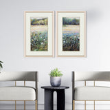 Paragon Morning Field S/2 Green 32 X 20 X 2 Wall Art