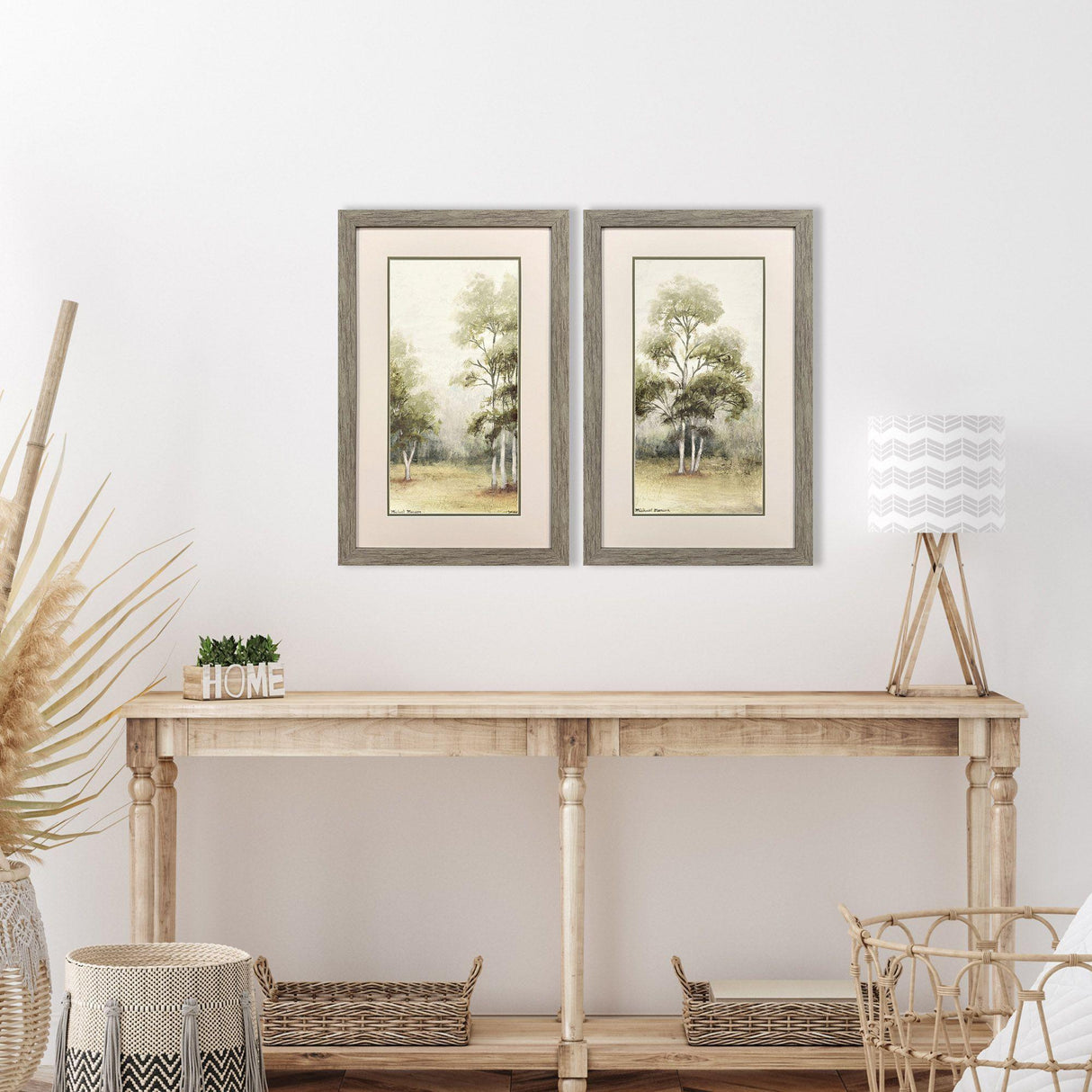 Paragon Forest Walk S/2 Green 33 X 21 X 2 Wall Art