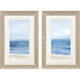 Paragon Beach Landscape S/2 Blue 34 X 22 X 2 Wall Art