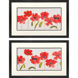 Paragon Anemone Study S/2 Red 20 X 32 X 1 Wall Art