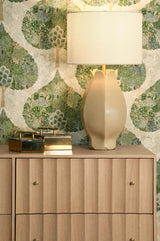 Worlds Away Four Drawer Chest With Fluted Detail In Cerused Oak