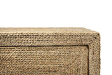 Worlds Away Four Door Buffet With Satin Brass Hardware And Foot Caps In Wrapped Rope