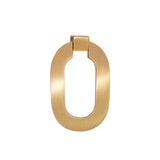 Worlds Away Oval Ring Hardware In Satin Brass