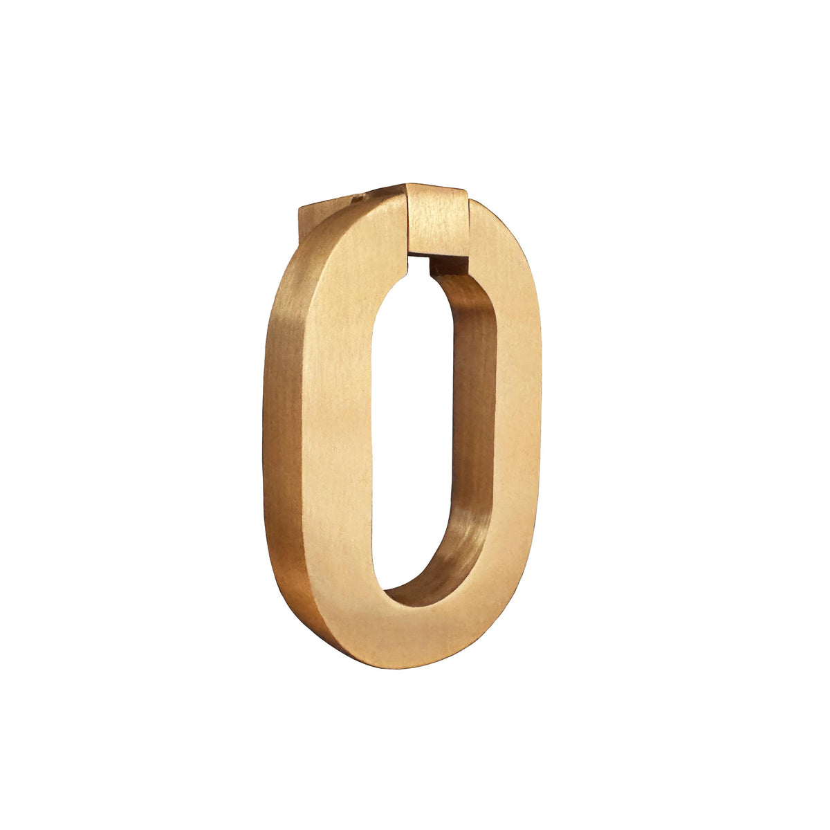 Worlds Away Oval Ring Hardware In Satin Brass