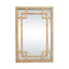 Worlds Away Greek Key Design Mirror In Wrapped Natural Rattan