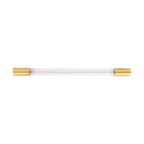 Worlds Away Acrylic Pole Handle With Antique Brass Ends