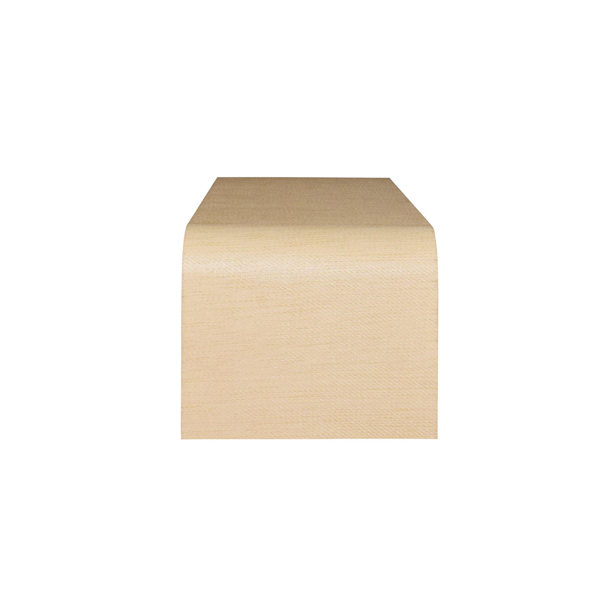 Worlds Away Waterfall Edge Coffee Table In Natural Grasscloth