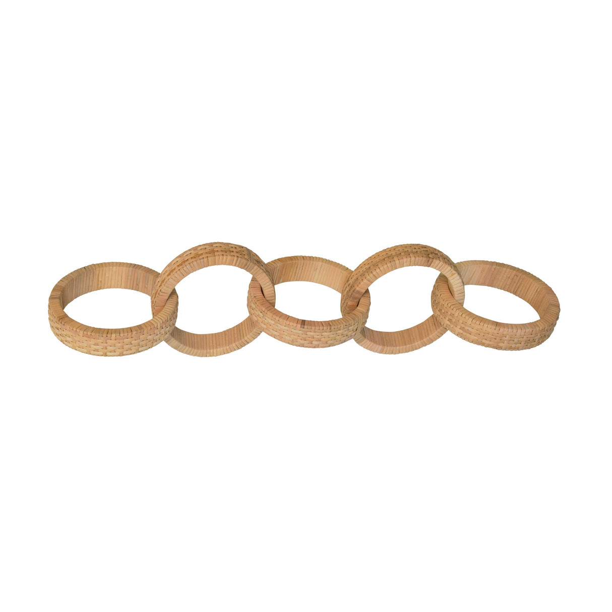 Worlds Away Round Natural Rattan Decorative Chain