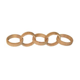 Worlds Away Round Natural Rattan Decorative Chain