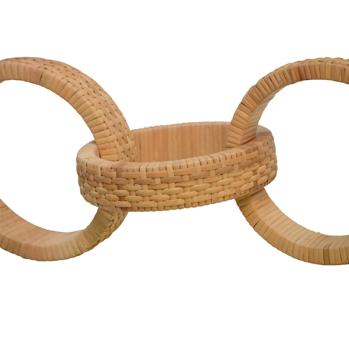 Worlds Away Round Natural Rattan Decorative Chain