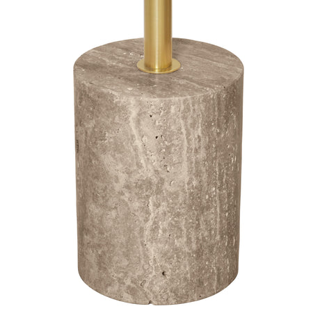 Worlds Away Round Pedestal Side Table With Urchin Textured Detail And White Marble Base With Inset Mirror Top