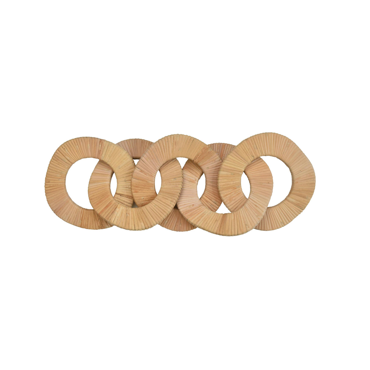 Worlds Away Square Natural Rattan Decorative Chain