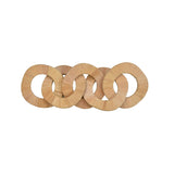 Worlds Away Square Natural Rattan Decorative Chain
