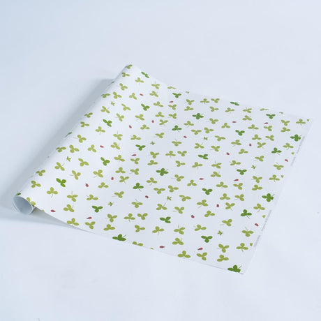 Schumacher Ivory 37" x 24" Celia Clover Wrapping Paper
