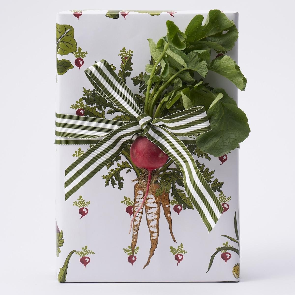 Schumacher Multi 37" x 24" Green Grocer Wrapping Paper