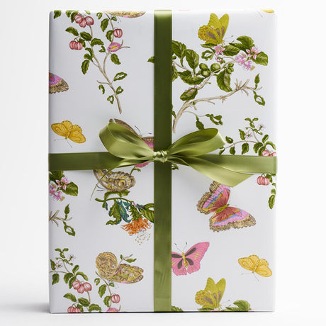 Schumacher Blush 37" x 24" Baudin Butterfly Wrapping Paper