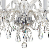 Crystorama Traditional Crystal 5 Light Spectra Crystal Polished Chrome Chandelier
