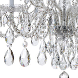 Crystorama Traditional Crystal 12 Light Spectra Crystal Polished Chrome Chandelier