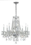 Crystorama Traditional Crystal 8 Light Spectra Crystal Polished Chrome Chandelier