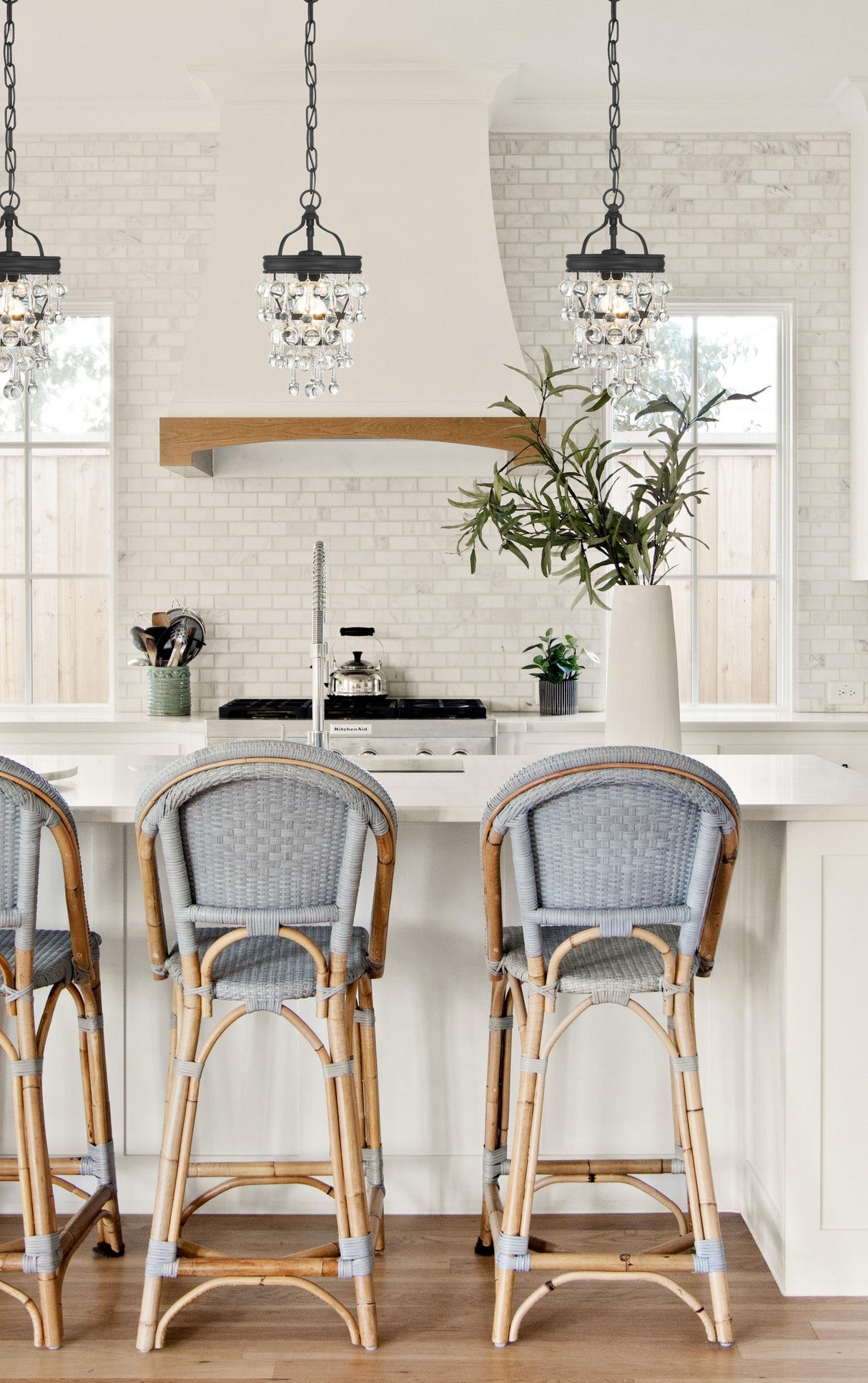 Crystorama Calypso 1 Light Matte Black Mini Pendant