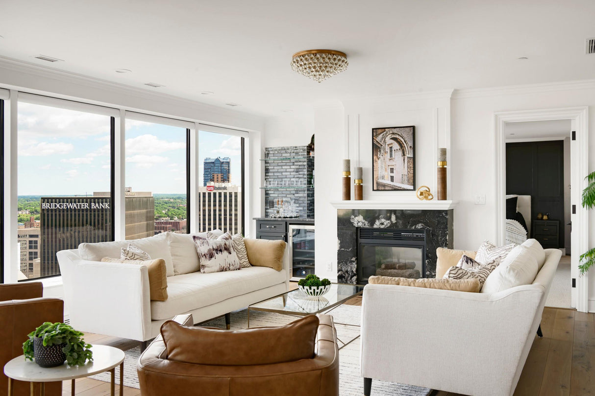 Crystorama Calypso 6 Light Crystal Teardrop Vibrant Gold Flush Mount