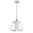 Crystorama Libby Langdon Sylvan 1 Light Polished Nickel Mini Pendant
