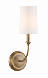 Crystorama Libby Langdon Sylvan 1 Light Vibrant Gold Sconce