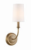 Crystorama Libby Langdon Sylvan 1 Light Vibrant Gold Sconce