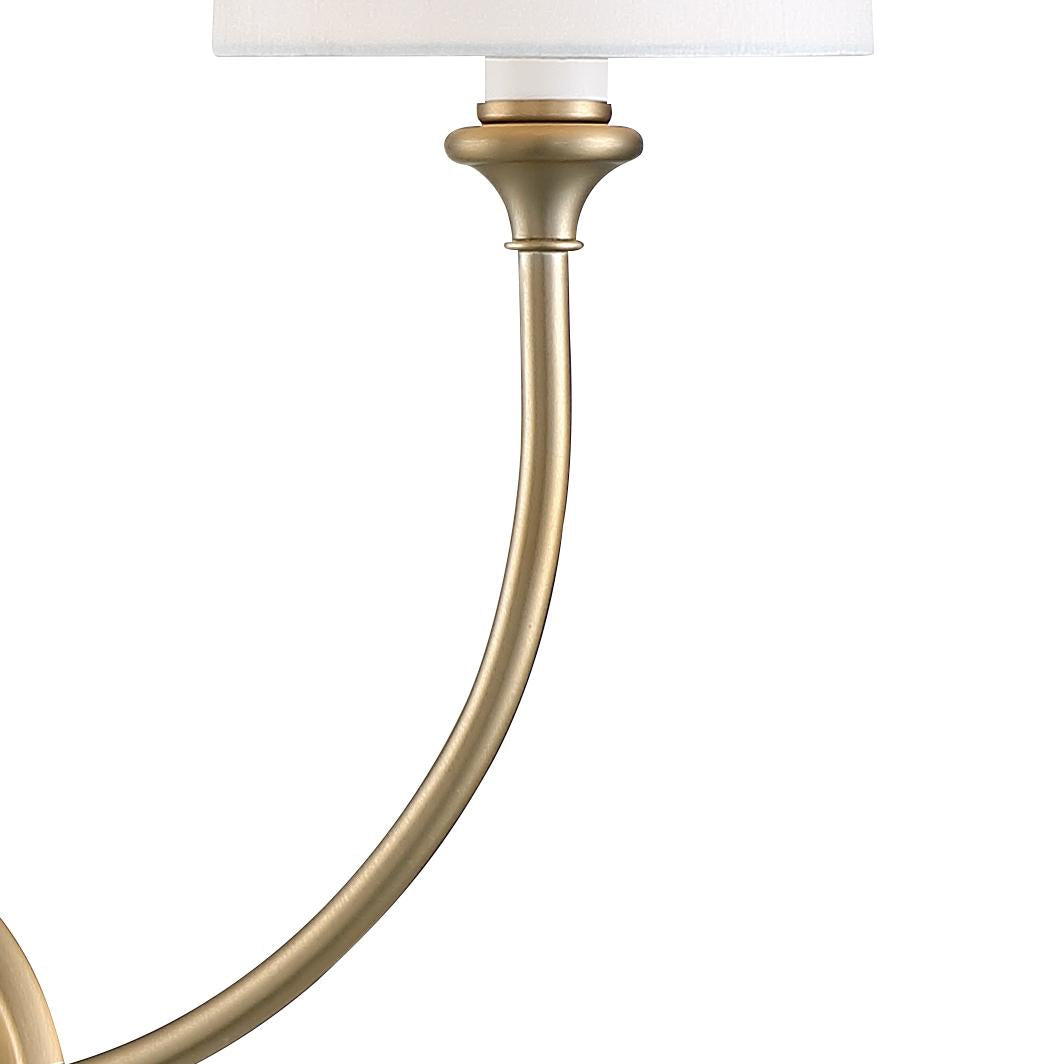 Crystorama Libby Langdon Sylvan 2 Light Vibrant Gold Sconce