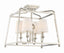 Crystorama Libby Langdon Sylvan 4 Light Polished Nickel Semi Flush Mount