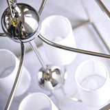 Crystorama Libby Langdon Sylvan 4 Light Polished Nickel Lantern Chandelier