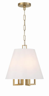 Crystorama Libby Langdon Westwood 4 Light Vibrant Gold Pendant