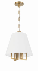 Crystorama Libby Langdon Westwood 4 Light Vibrant Gold Pendant