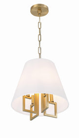 Crystorama Libby Langdon Westwood 4 Light Vibrant Gold Pendant