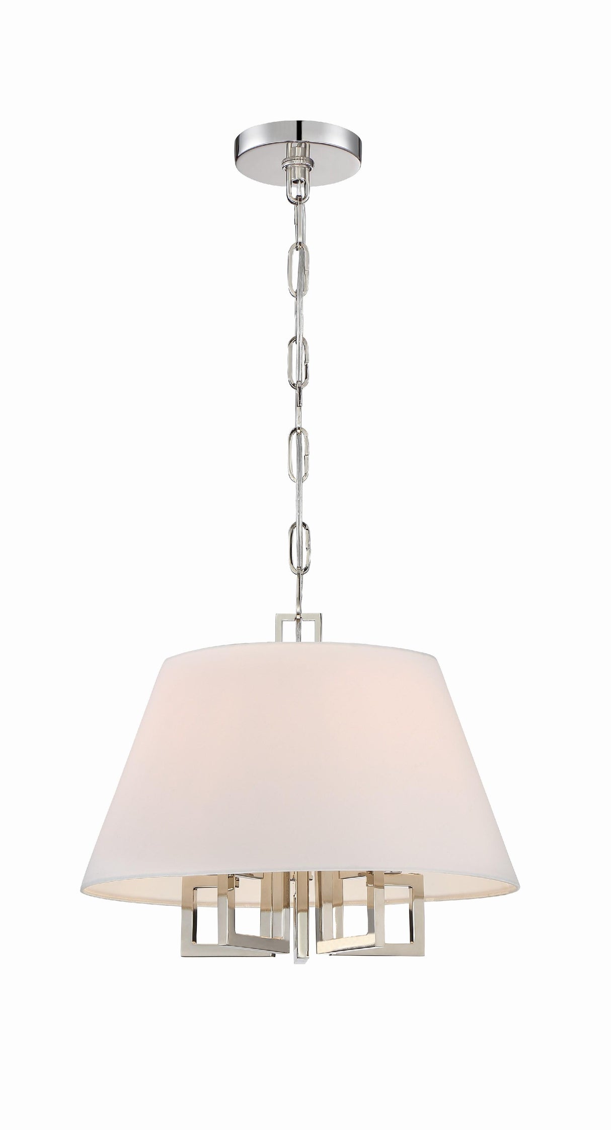 Crystorama Libby Langdon Westwood 5 Light Polished Nickel Pendant