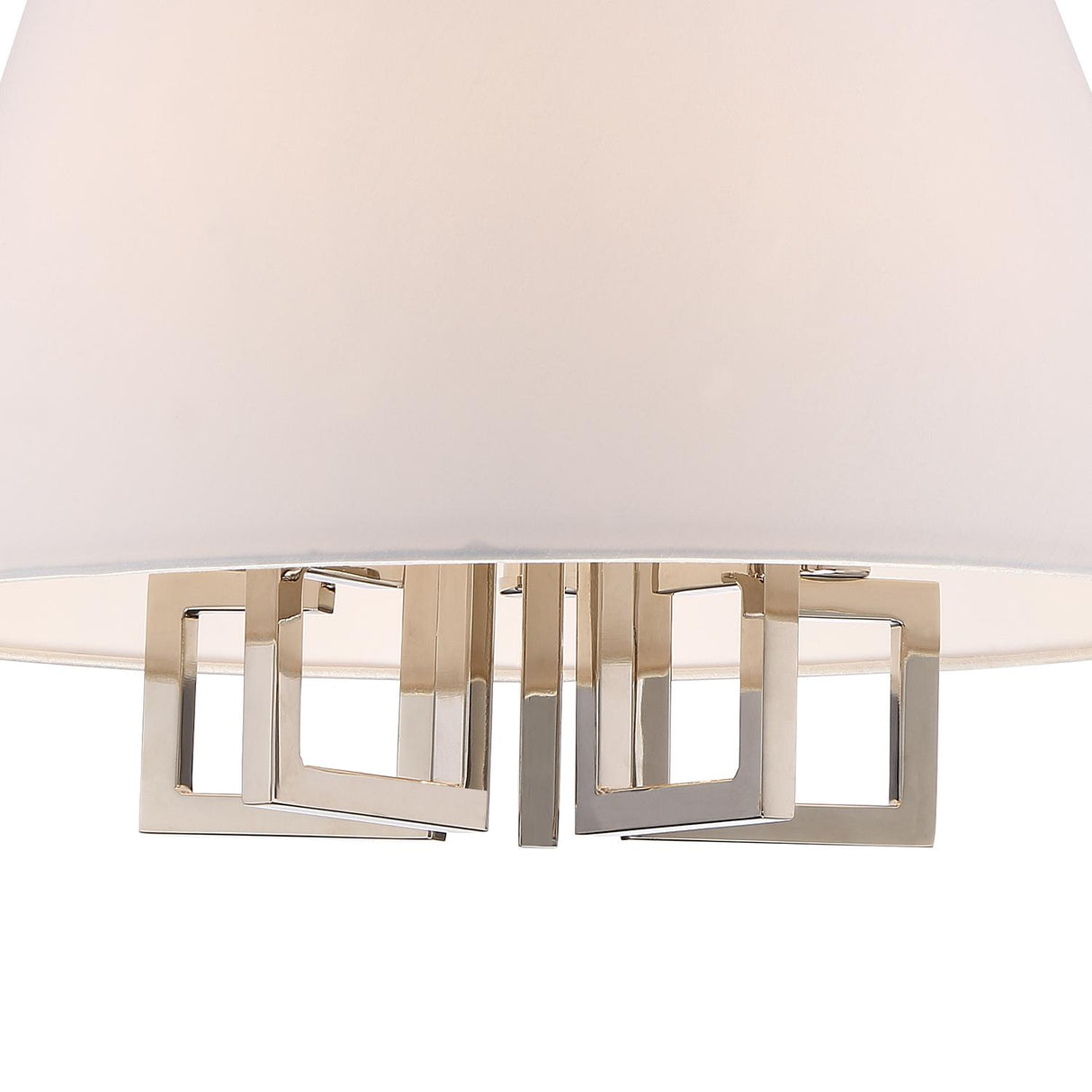 Crystorama Libby Langdon Westwood 5 Light Polished Nickel Semi Flush Mount